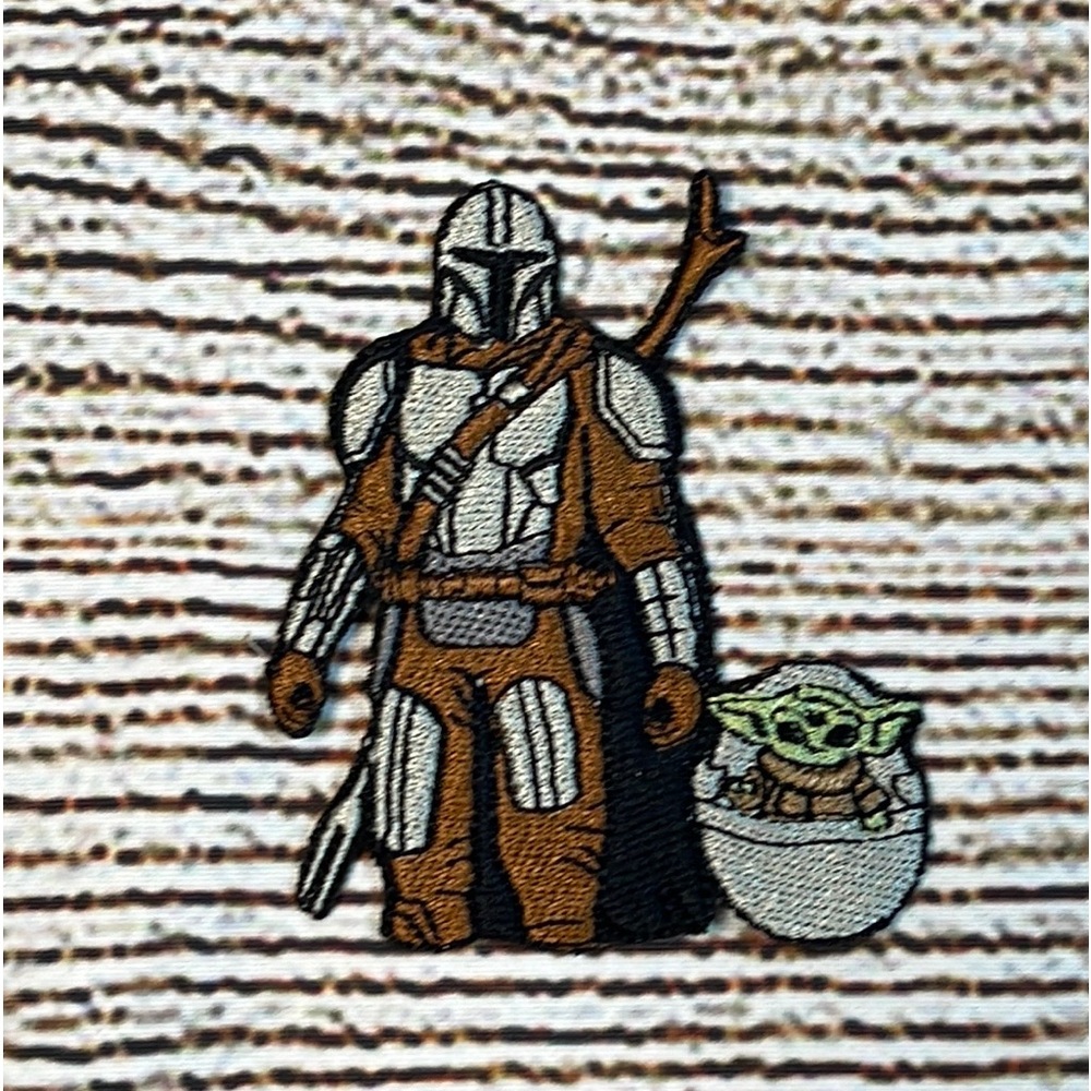 Mandalorian iron on patch